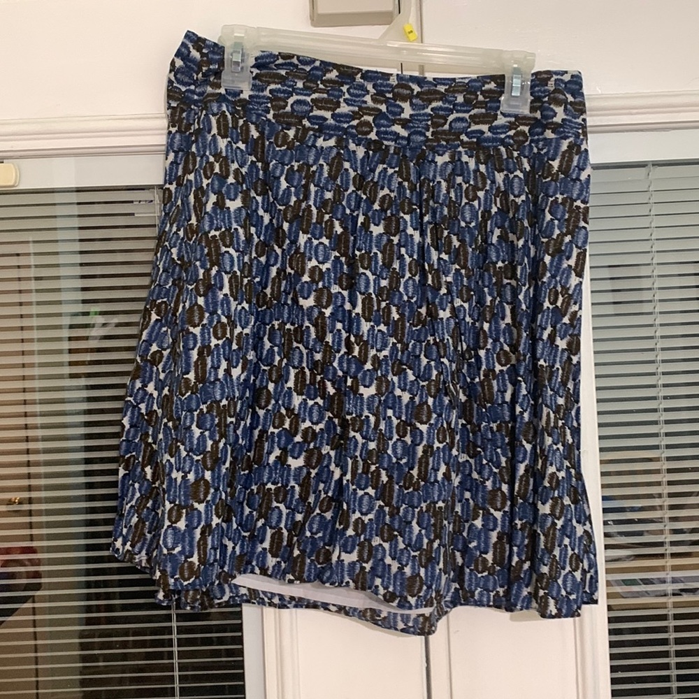 Blue/Brown patterned Skirt